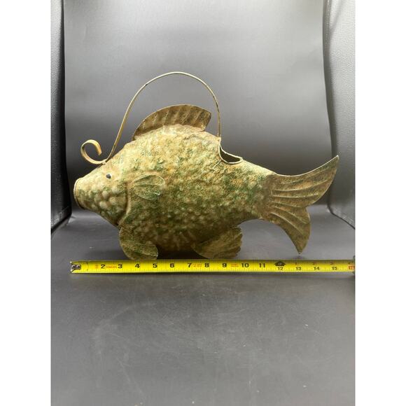 Garden Metal Fish-Shaped Watering Can – Used - Picture 8 of 8